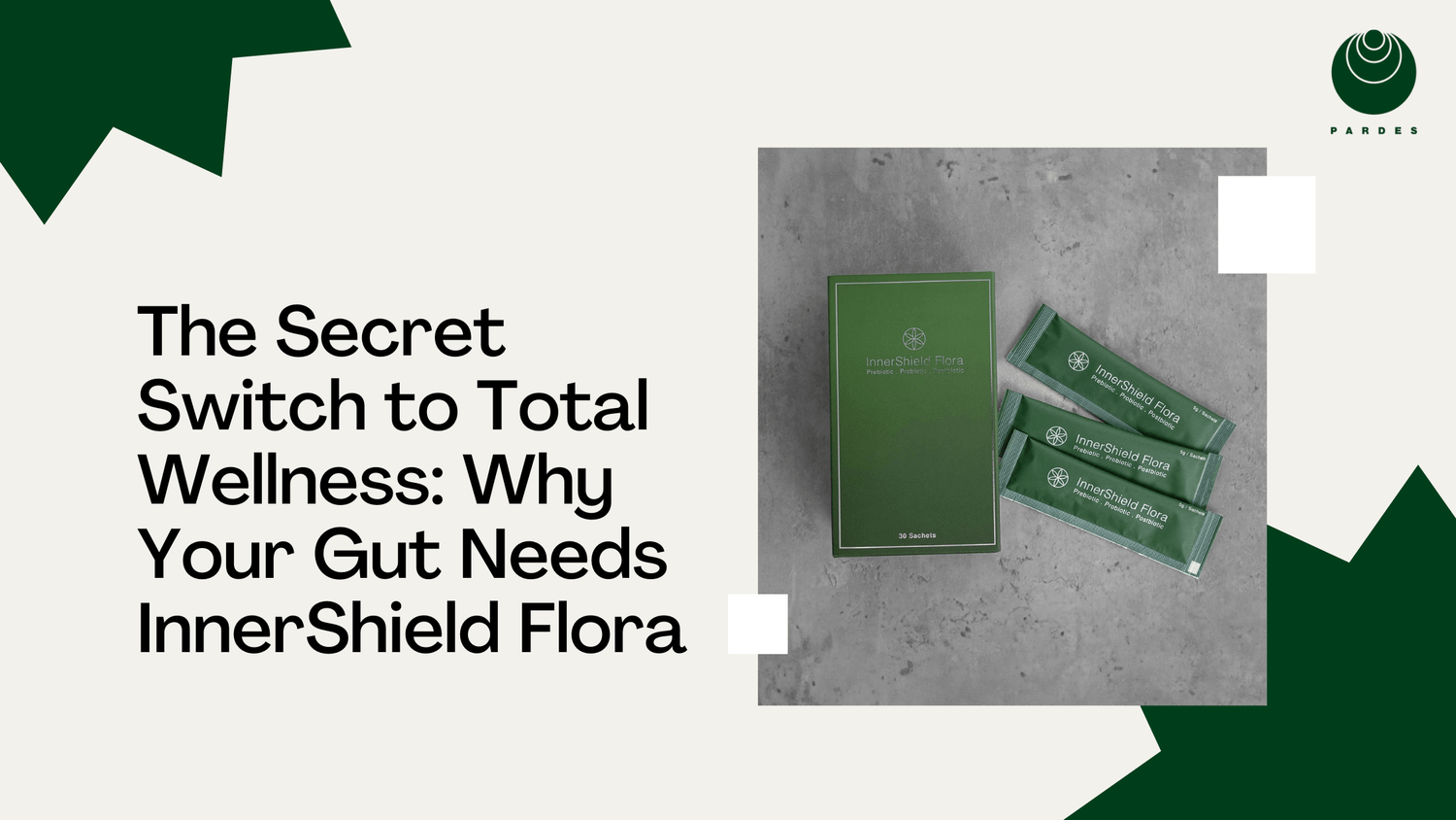 The Secret Switch to Total Wellness: Why Your Gut Needs InnerShield Flora - Pardes