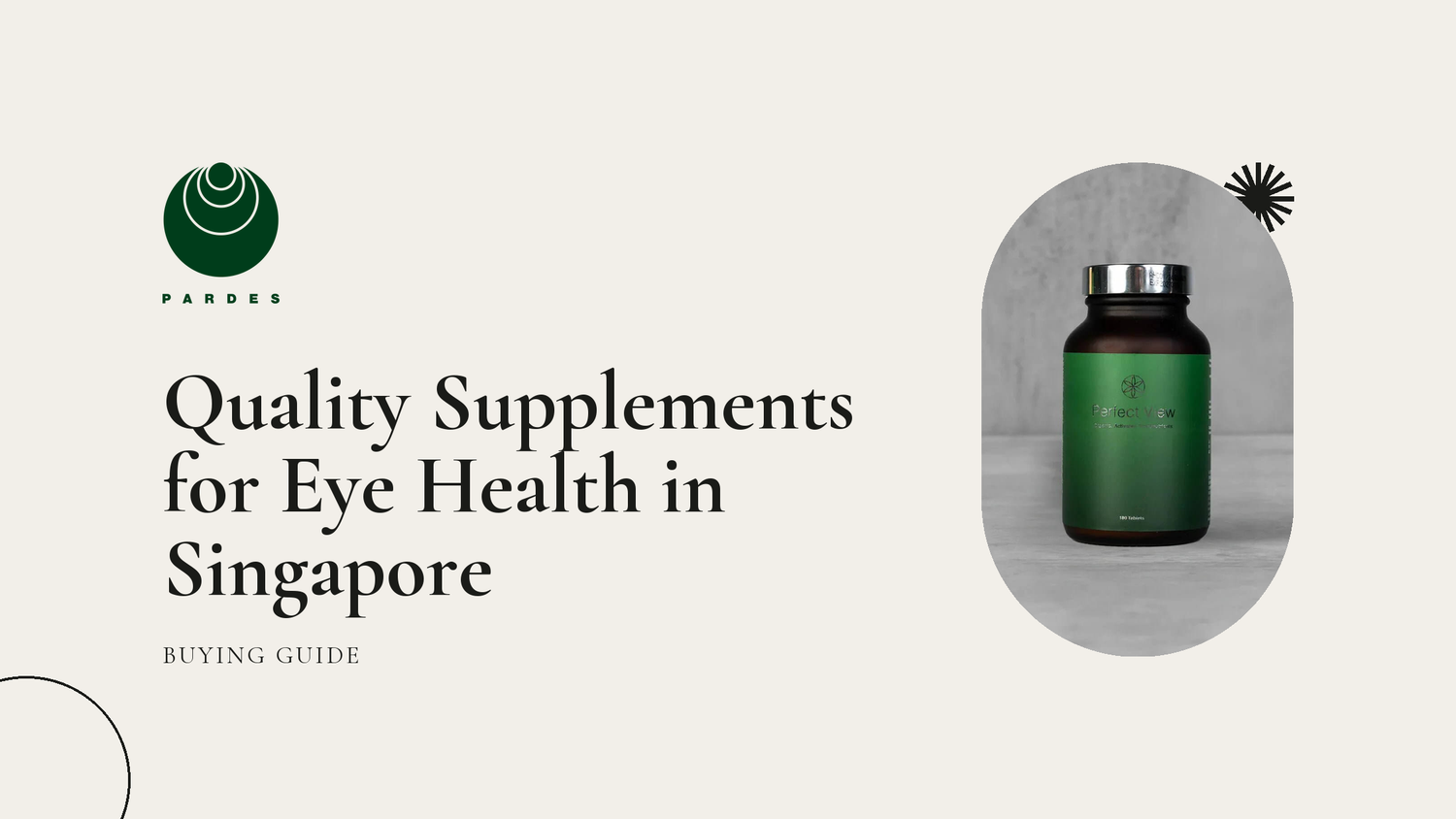 Quality Supplements for Eye Health in Singapore