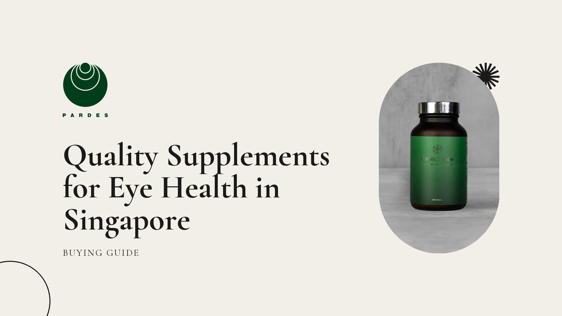 Quality Supplements for Eye Health in Singapore